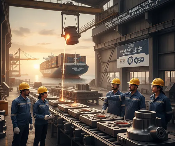 The Export Prowess of Indian Steel Casting Manufacturers