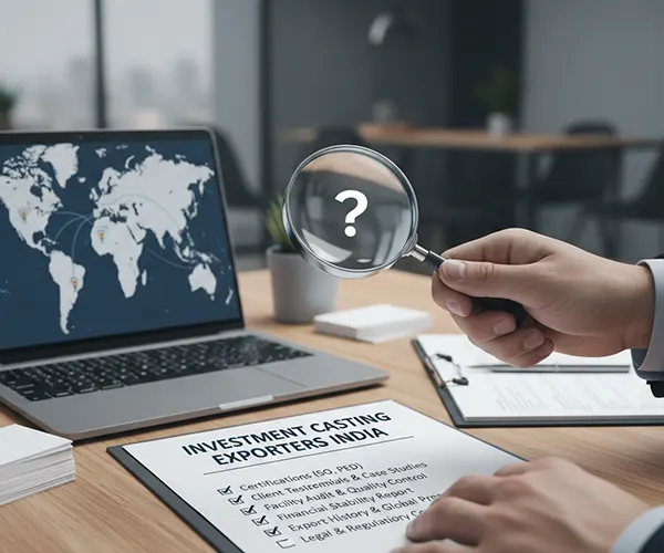Verify the Credibility of Investment Casting Exporters India